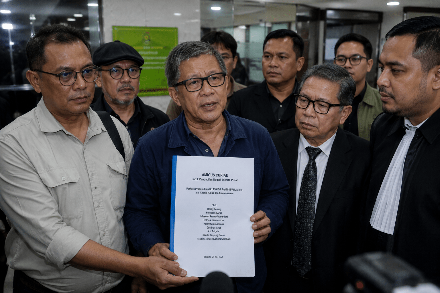 Rocky Gerung hingga Akademisi Ajukan Amicus Curiae Tolak Peradilan Militer Kasus Andrie Yunus