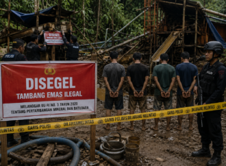 Dua Tambang Emas Ilegal di Bogor Disegel, Empat Pelaku Ditangkap