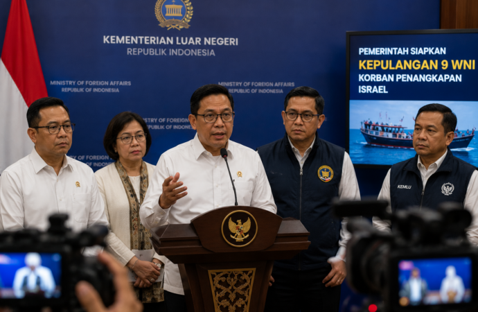 Pemerintah Siapkan Kepulangan 9 WNI Korban Penangkapan Israel