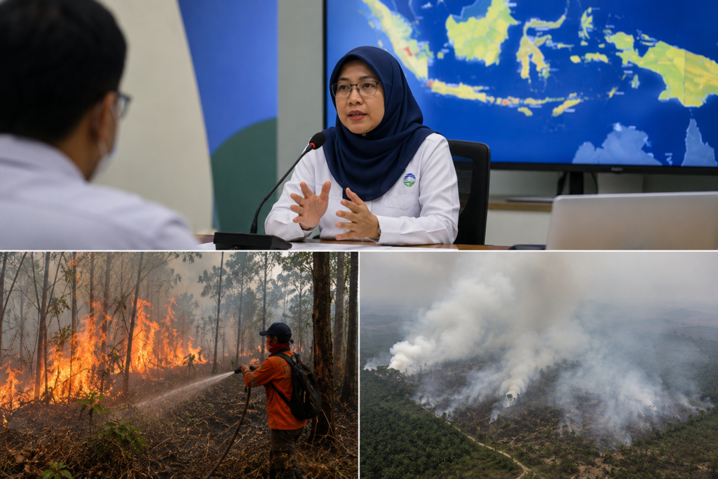 BMKG Peringatkan Risiko Karhutla di Enam Provinsi Saat El Nino 2026