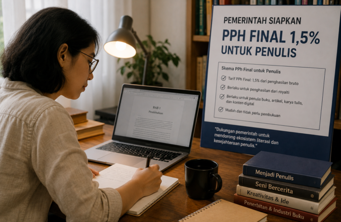 Pemerintah Siapkan PPh Final 1,5 Persen untuk Penulis
