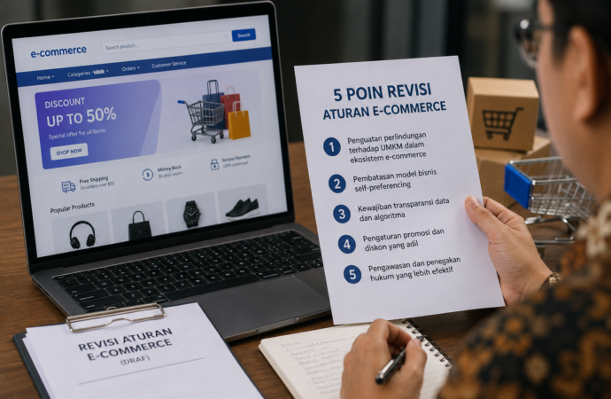5 Poin Revisi Aturan E-Commerce Mulai Dibocorkan Pemerintah