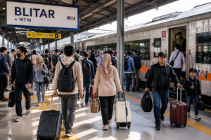 Pergerakan Penumpang di Stasiun Blitar Capai 146.399, KAI Prediksi Terus Naik