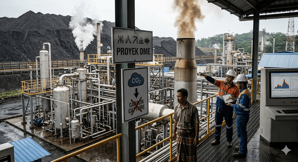 DME Batu Bara Dinilai Berisiko Tambah Emisi Tanpa Carbon Capture