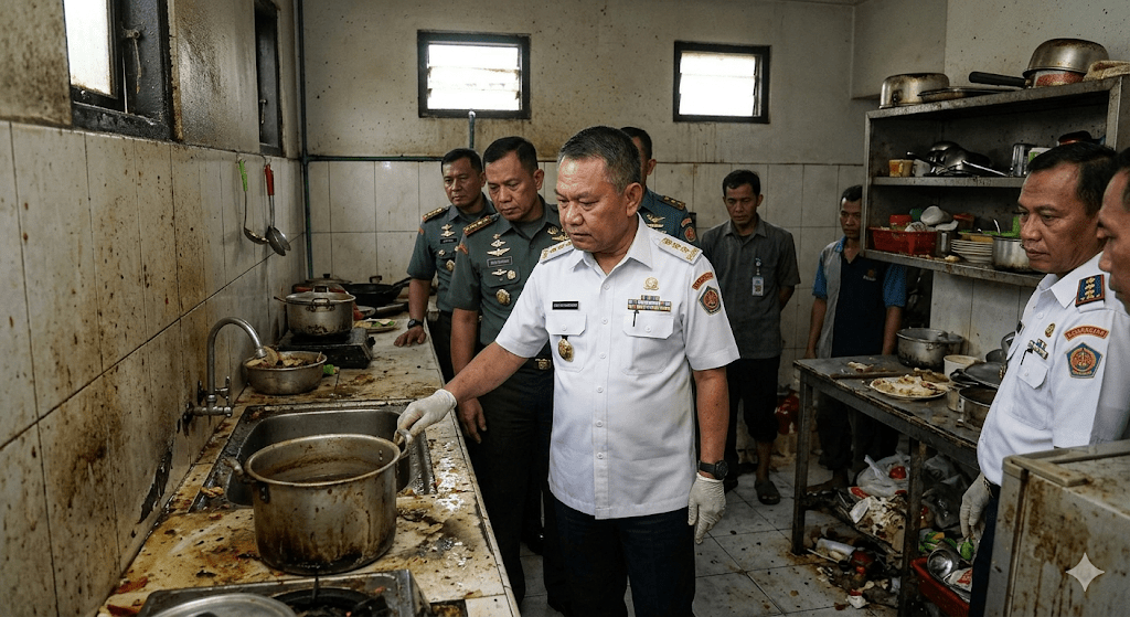 Dapur MBG Jakbar Ditemukan Tak Layak, Dudung Perintahkan Penutupan Segera