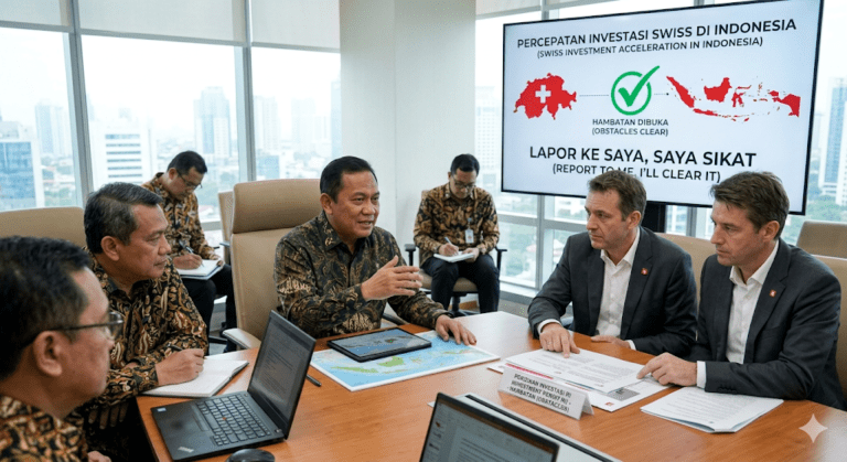 Purbaya Janji Bereskan Kendala Investor Swiss Masuk Indonesia