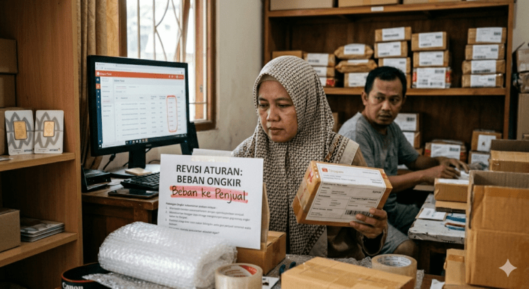 Aturan E-Commerce Direvisi Setelah Ongkir Dibebankan ke Seller