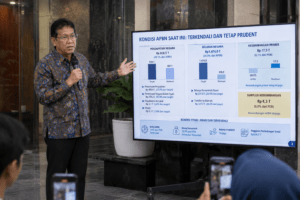 Saat Purbaya Mendadak Lesehan Jelaskan Kondisi APBN 2026