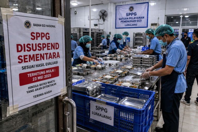 6 SPPG di Lumajang Disuspend Sementara, Salah Satunya Sempat Viral karena Menu Makanan