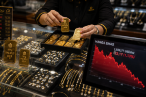 Harga Emas Terus Turun, Minat Investor Melemah di Tengah Berkurangnya Ketidakpastian Global