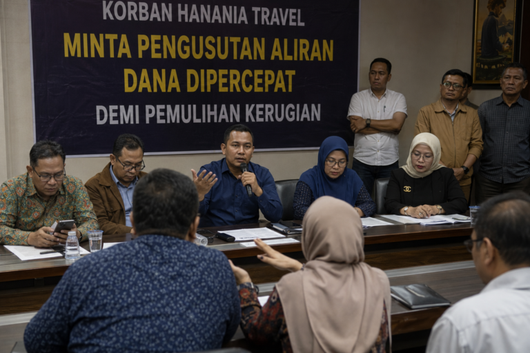 Korban Hanania Travel Minta Pengusutan Aliran Dana Dipercepat Demi Pemulihan Kerugian