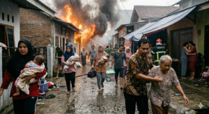 Detik-Detik Warga Menyelamatkan Diri Saat Kebakaran Maut Melanda Permukiman Dekat Stasiun Tanah Abang