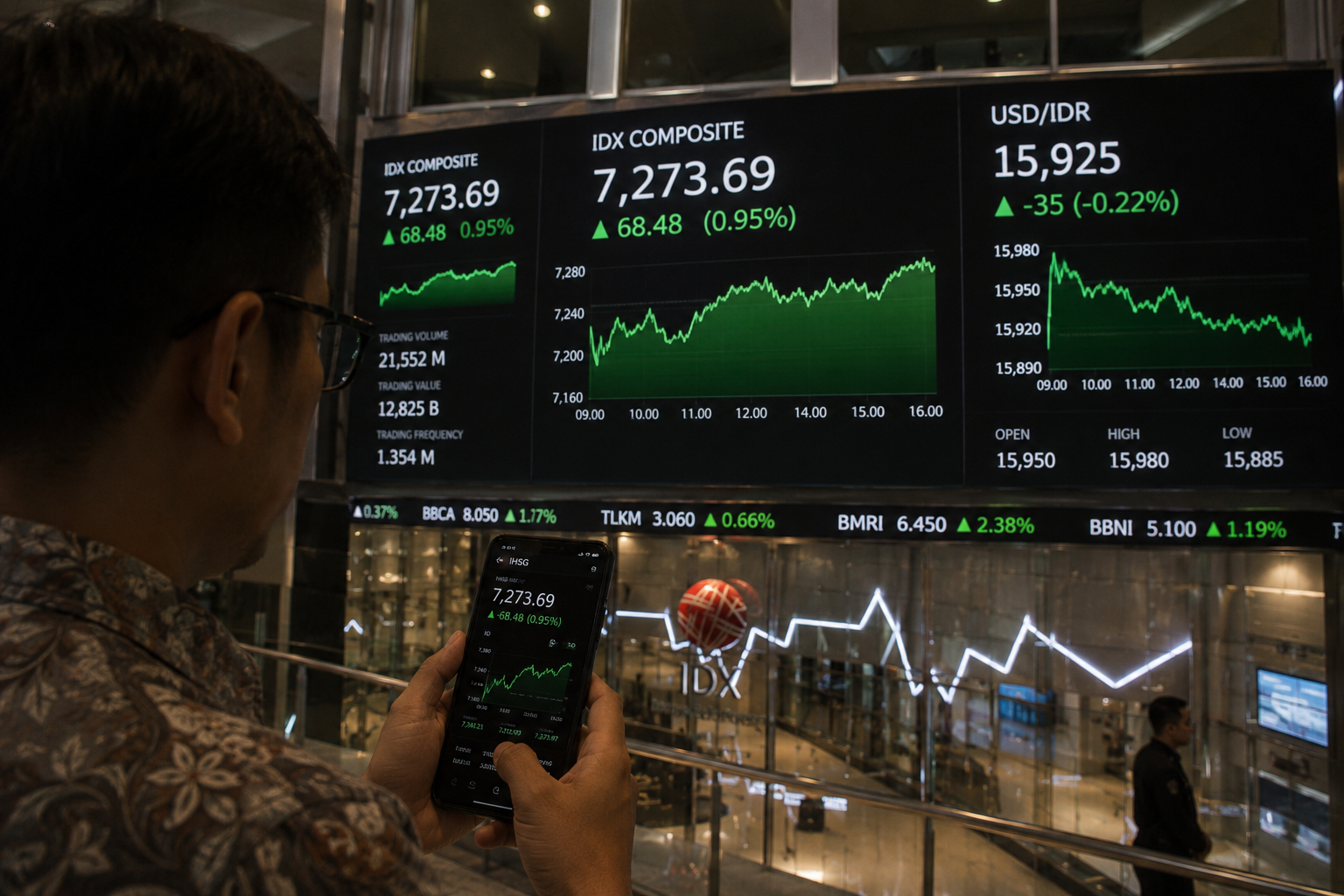 IHSG dan Rupiah Menguat Bersamaan, Sentimen Global Jadi Pendorong Utama