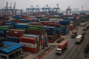 Ribuan Kontainer Menumpuk di Tanjung Priok, Masalah Perizinan Jadi Pemicu