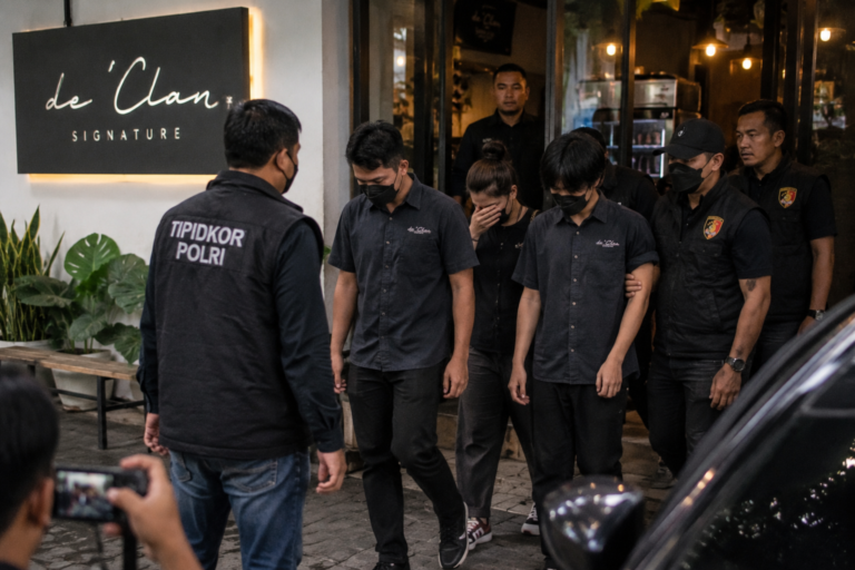 Tiga Pegawai Kafe de’Clan di Cipete Dibawa Polisi Usai Penggeledahan Kortastipidkor