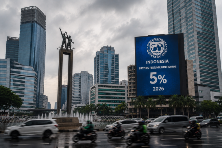 IMF Proyeksikan Ekonomi Indonesia Tetap Tumbuh 5 Persen pada 2026 Meski Dunia Dilanda Konflik
