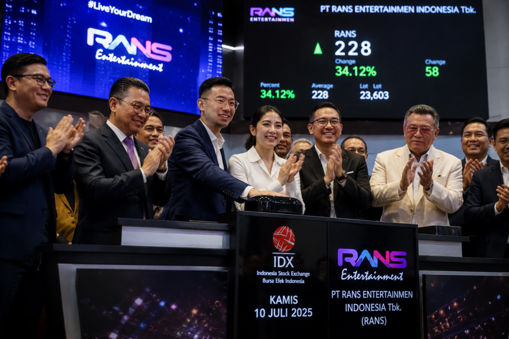 IPO RANS Diserbu Investor, Haji Isam hingga Boy Thohir Hadiri Pencatatan Saham Perdana