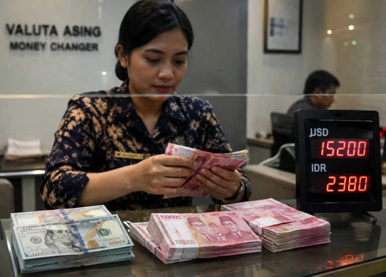 Rupiah Ditutup Menguat ke Rp17.896 per Dolar AS 