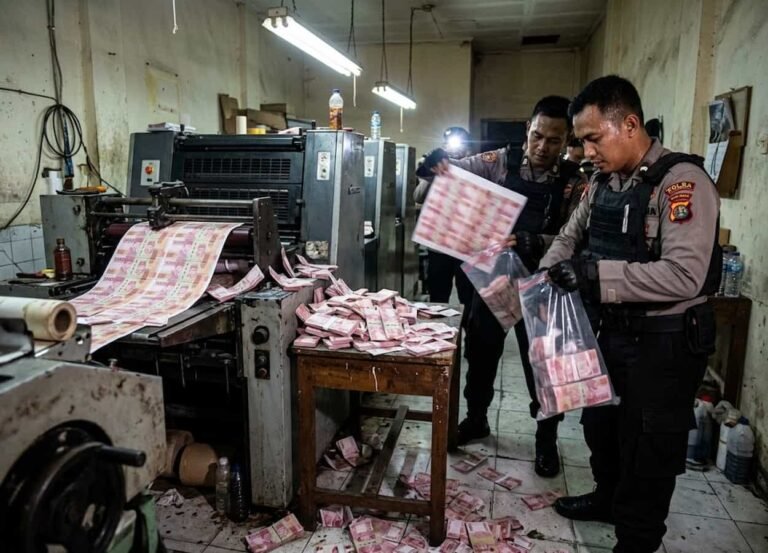 Pabrik Uang Palsu Rp36 Miliar di Tangsel Dibongkar 