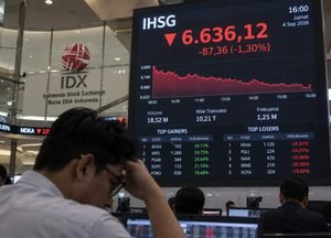 Penutupan Perdagangan Akhir Pekan: IHSG Terpuruk 6.636 