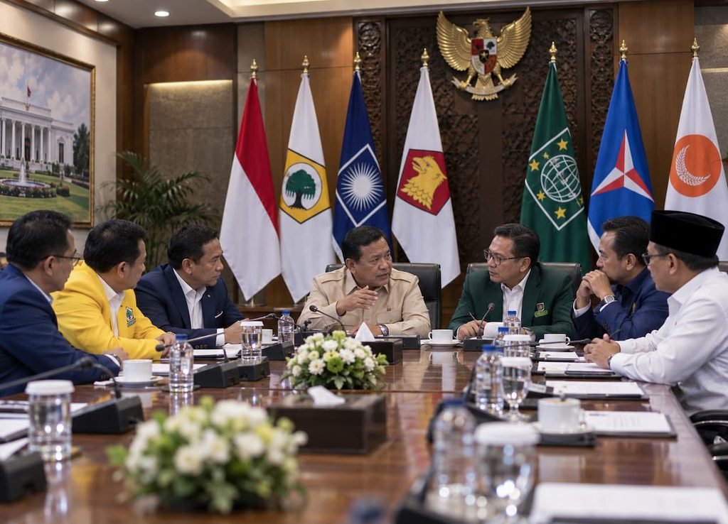Ketum Parpol Koalisi Bahas RUU Pemilu