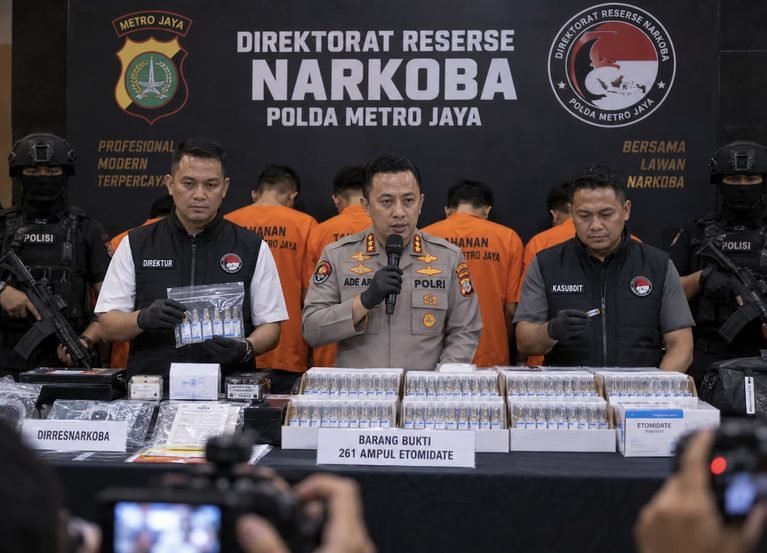 Polda Metro Sita 261 Etomidate di Jakbar